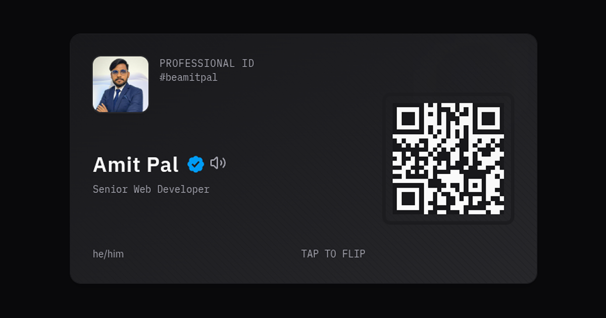 Amit Pal – Full Stack Web & Android Developer